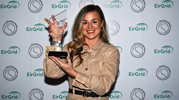Personality of the Year recipient, Kilkenny camogie player Grace Walsh at the Gaelic Writers’ Association Awards.. Photo by Eóin Noonan/Sportsfile
