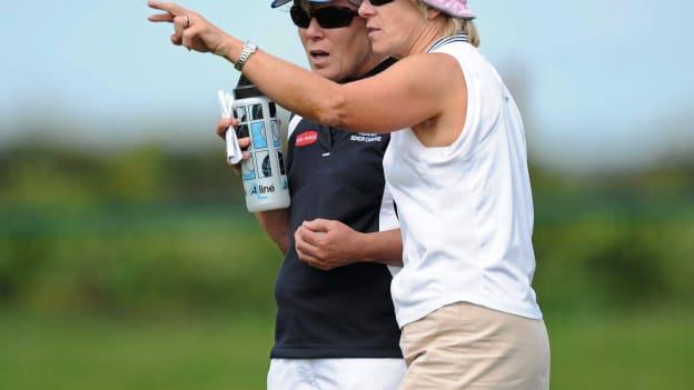 Kilkenny manager Ann (right) and Angela Downey pictured before a 2011 All-Ireland Camogie Championship match between Kilkenny and Cork. 