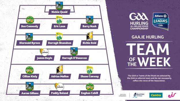 GAA.ie Hurling Team of the Week.
