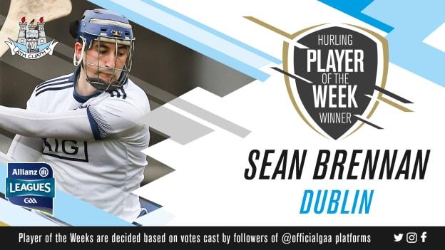 GAA.ie Hurler of the Week Sean Brennan.