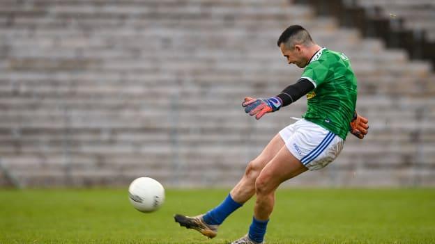 Raymond Galligan kicked a pressure free for Cavan against Monaghan in the Ulster SFC.