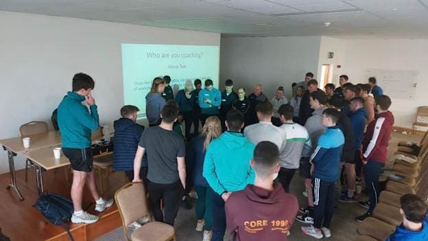 Connacht GAA Club Development Officers during a recent training day.