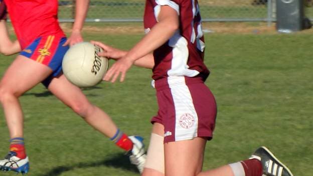 Kelly in action for Queensland during the 2018 Australasian Championships.
