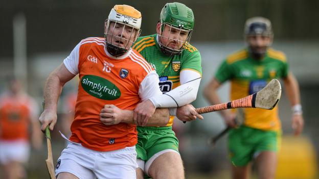 Eoin McGuinness got Armagh out to a strong start with an early goal at Darver yesterday. 