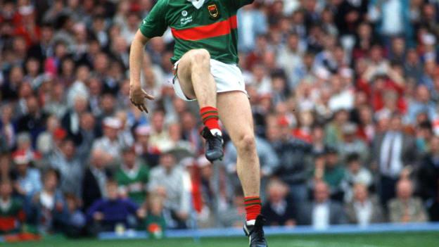 Anthony Finnerty in action during the 1989 All Ireland Final. The former Mayo footballer has made a huge coaching contribution to the Salthill-Knocknacarra club in Galway city.