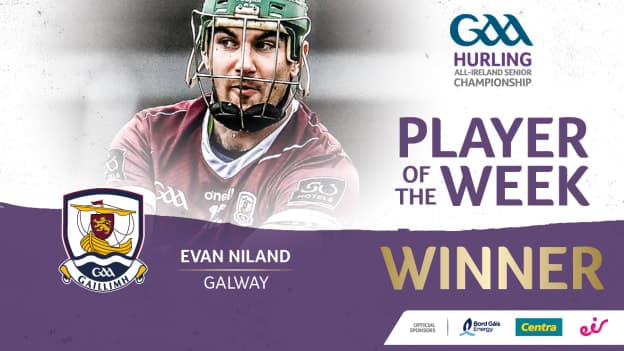 GAA.ie Hurler of the Week Evan Niland.