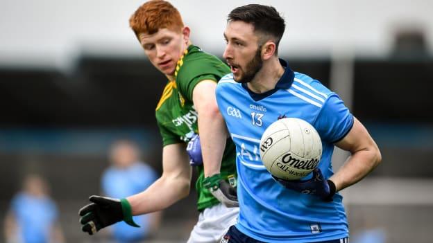 1888590Ciaran Archer, Dublin, and James O'Hare, Meath, in EirGrid Leinster Under 20 Football Championship at Parnell Park.