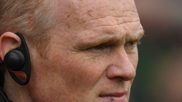 Derry manager, Damian McErlain, pictured at the Allianz Football League Division 4 Final in Croke Park. 