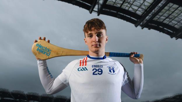 Mary I hurler Thomas Monaghan pictured at the launch of the HE GAA Electric Ireland Fitzgibbon Cup.