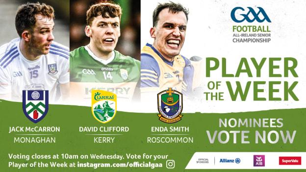 GAA.ie Footballer of the Week nominees.