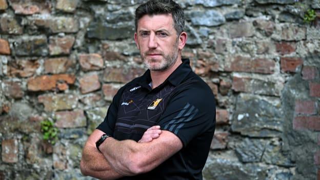 Manager Derek Lyng poses for a portrait at a Kilkenny media conference at Langton House Hotel in Kilkenny ahead of the All-Ireland Senior Hurling Championship Final. Photo by Piaras Ó Mídheach/Sportsfile.