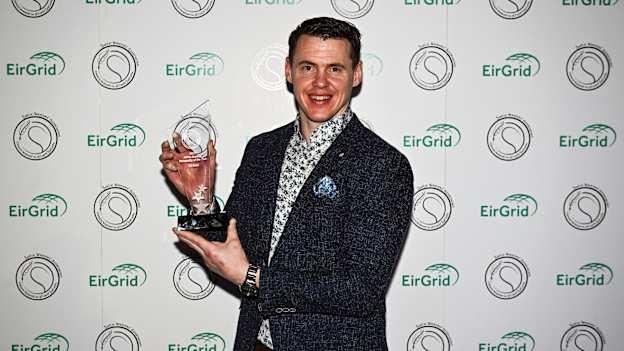 Personality of the Year recipient Kilkenny hurler TJ Reid at the Gaelic Writers’ Association Awards, supported by EirGrid, which took place at the Iveagh Garden Hotel in Dublin. Photo by Eóin Noonan/Sportsfile