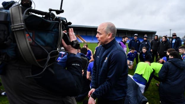 Longford manager Padraic Davis following the recent O'Byrne Cup win over Dublin at Glennon Brothers Pearse Park.