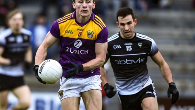 Martin O'Connor of Wexford during the Allianz Football League Division 4 match between Wexford and Sligo at Chadwicks Wexford Park in Wexford. 