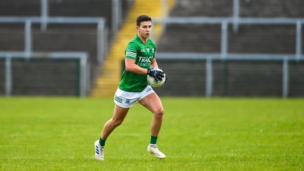 Shane McGullion's late goal sealed a Fermanagh SFC Final win for Derrygonnelly Harps against Erne Gaels. Photo by David Fitzgerald/Sportsfile