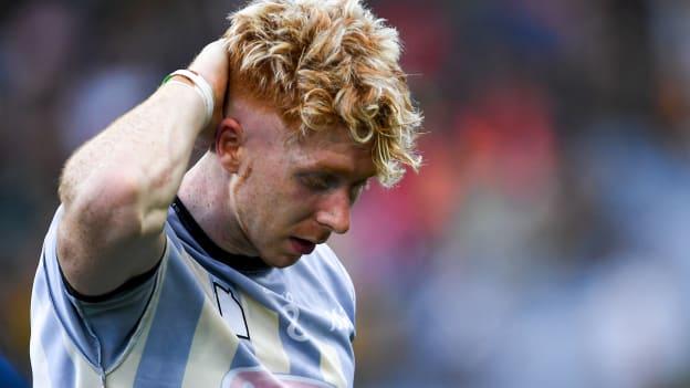 A dejected Cian Lynch pictured after Limerick's defeat to Kilkenny in the All-Ireland SHC semi-final. 