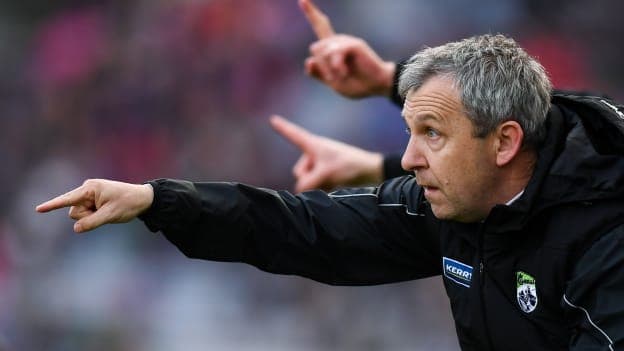 Kerry manager Peter Keane during the Allianz Football League Division 1 Final match between Kerry and Mayo at Croke Park in Dublin. 