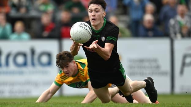 Sean O'Neill, Erin's Own Cargin,  in Antrim SFC Final action against Dunloy Cúchulainns at Corrigan Park. Photo by Ramsey Cardy/Sportsfile
