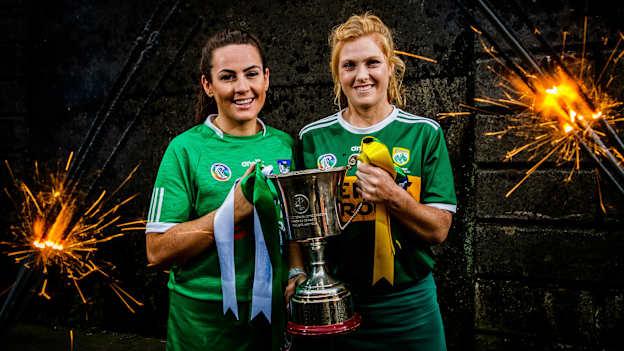 Limerick's Grace Lee and Kerry's Laura Collins pictured ahead of Sunday's encounter at Croke Park.