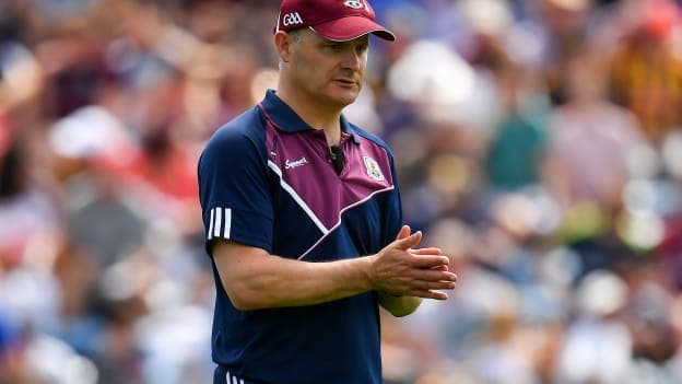 Galway manager Micheal Donoghue pictured at the Leinster Hurling Final replay.