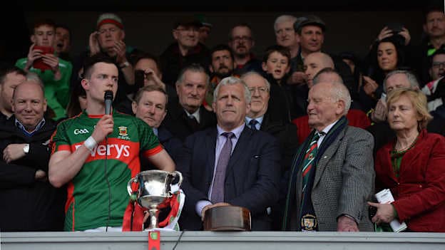Stephen Coen captained Mayo to All Ireland under 21 glory.
