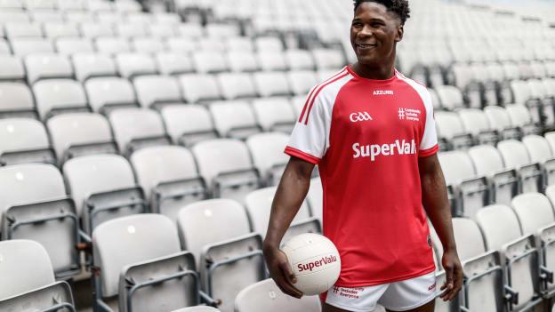 Collins Ugochukwu pictured at the launch of SuperValu’s #CommunityIncludesEveryone campaign in Croke Park. 