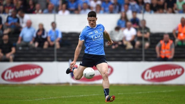 Diarmuid Connolly nets a goal for Dublin.