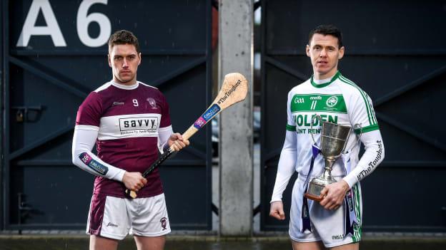 Borris-Ileigh's Dan McCormack and Ballyhale Shamrocks' TJ Reid pictured ahead of the AIB All Ireland Club Senior Hurling Championship Final.