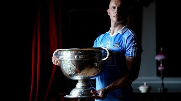 Dublin footballer Ciarán Kilkenny pictured with the Sam Maguire Cup. 