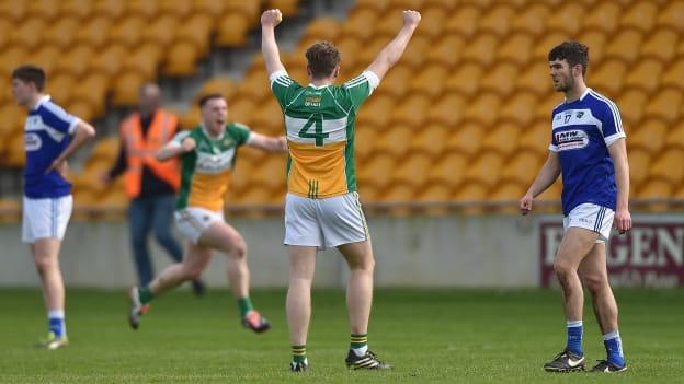 Sean Pender, Offaly, following a dramatic encounter at Tullamore.