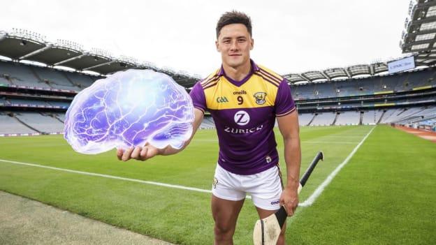 Lee Chin pictured at the launch of a new baseline concussion testing and treatment programme launched by the GAA, GPA, and UPMC.