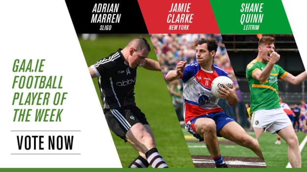 GAA.ie Footballer of the Week nominations.