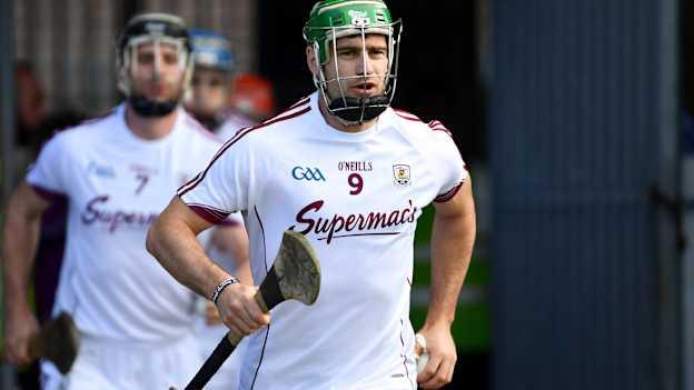 Galway captain David Burke before the Leinster SHC clash against Wexford.