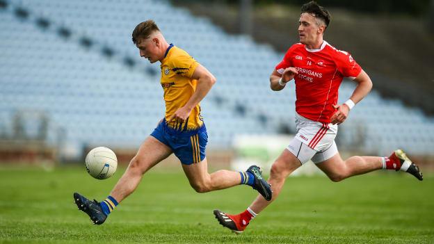 Conor Flynn, Knockmore, and Cillian O'Connor, Ballintubber, during Saturday's Mayo SFC quarter-final at Elverys MacHale Park.