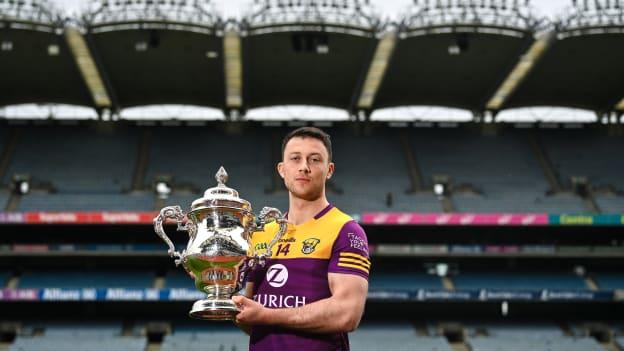 Wexford's Eoghan Nolan pictured at the Tailteann Cup launch. Photo by David Fitzgerald/Sportsfile