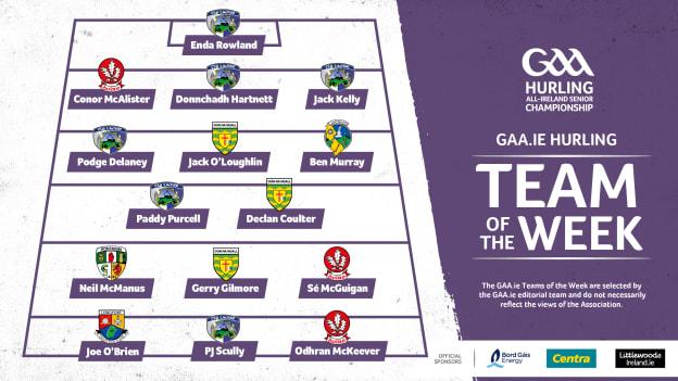 This Week's GAA.ie Hurling Team of the Week.
