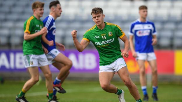Luke Kelly netted a goal for Meath against Laois at O'Moore Park.