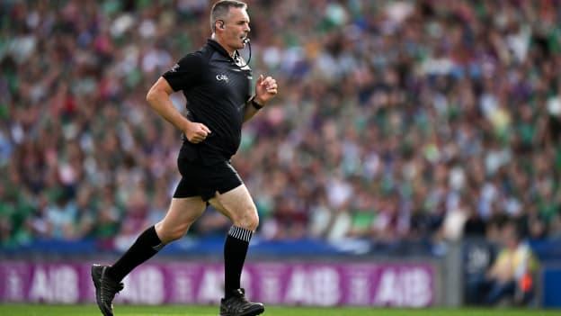 James Owens pictured during his 50th senior hurling championship match, the 2023 All-Ireland SHC semi-final between Limerick and Galway. 