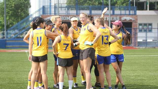 Members of the Orang Éire GAA club in Kuala Lumpur.