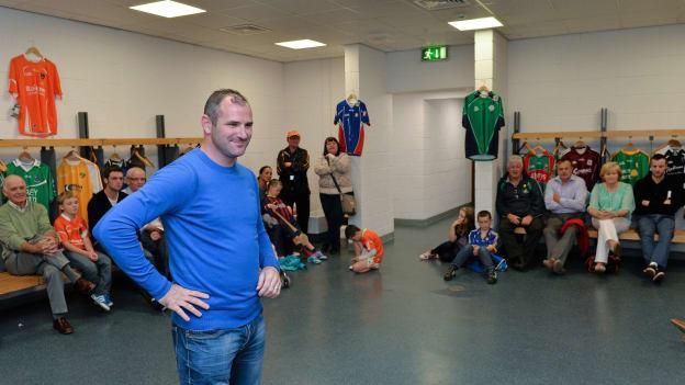 Steven McDonnell during a Bord Gais Energy GAA Legends Tour at Croke Park in 2013.
