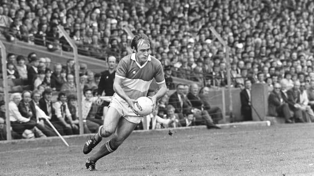 Kevin Kilmurray pictured playing for Offaly against Kildare in the 1980 Leinster Senior Football Championship semi-final. 
