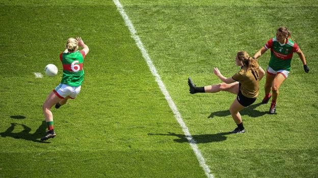 Síofra O'Shea impressed for Kerry against Mayo at Croke Park.