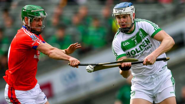 David Burke, St Thomas', and TJ Reid, Ballyhale Shamrocks, in action during the 2019 AIB All Ireland Club SHC Final at Croke Park.