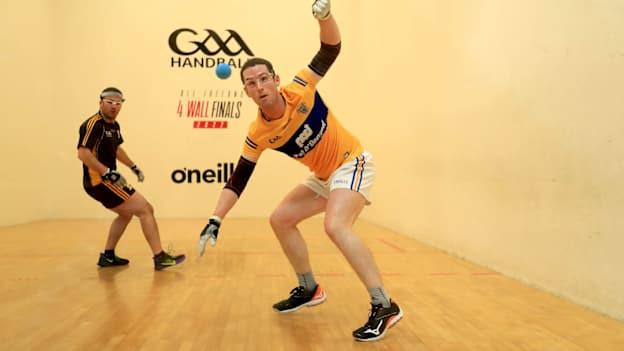 Defending All-Ireland Senior Singles Handball champion, Diarmaid Nash. 