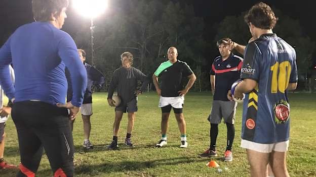 San Isidro Men's Football Team Training in preparation for the 2019 Renault GAA World Games