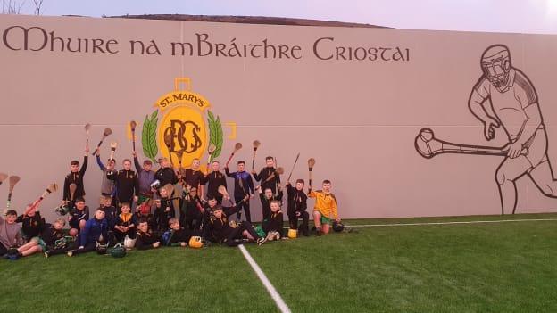 St. Mary's CBGS Year 8 pupils get reading for a 7.45am training session.