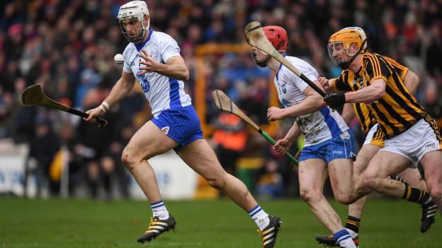 Shane Fives in action during the Allianz Hurling League clash at Nowlan Park.