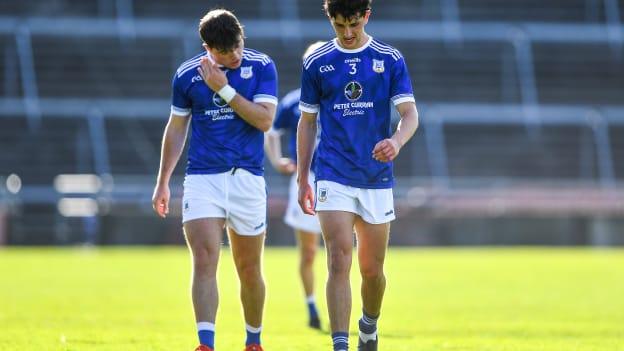 St Michael's players Brian Harlowe and Shane Maloney.
