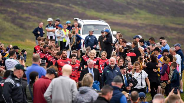 The finalists before the 2019 Martin Donnelly National Poc Fada finals.