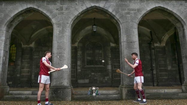 Padraic and Cathal Mannion attended the launch of the Independent.ie Fitzgibbon Cup at NUIG.
